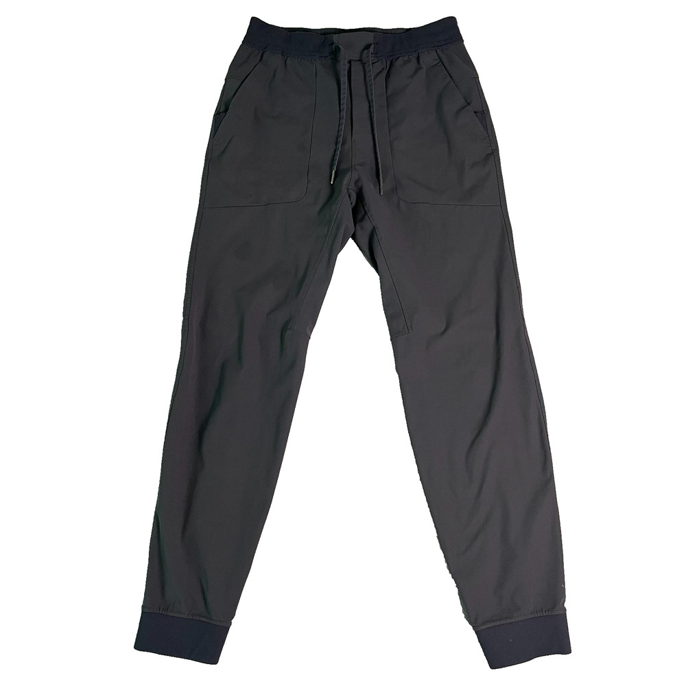 Lululemon ABC Warpstream Joggers Mens Medium Black Melanite Athleisure Casual